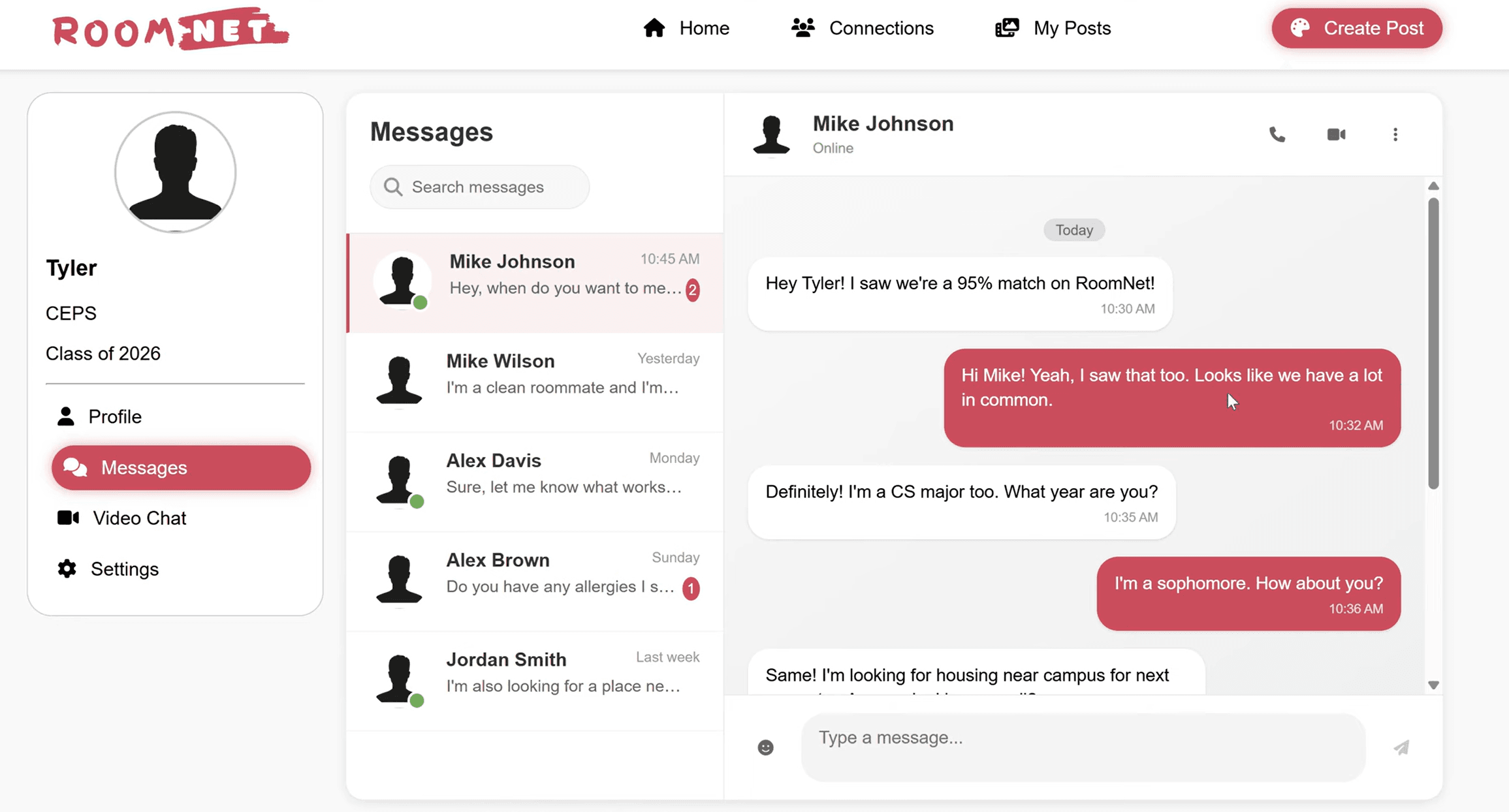 ROOMNET screenshot 2
